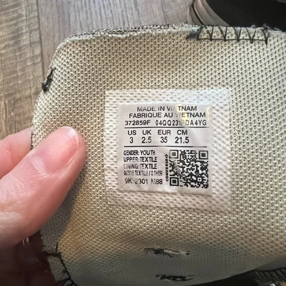 Converse Kids Black and White Canvas Sneakers - Picture 2 of 3